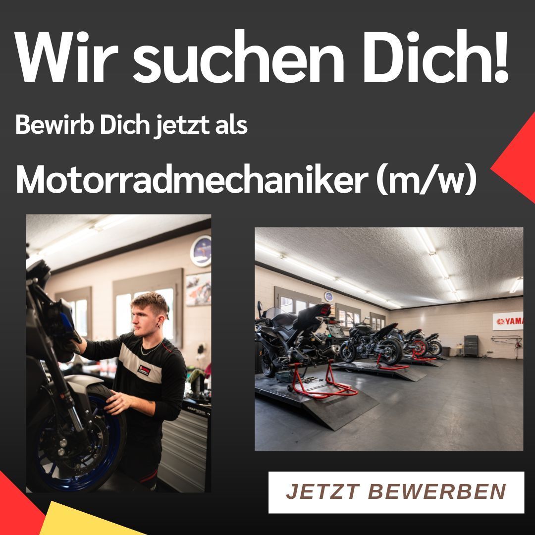 Motorradmechaniker gesucht